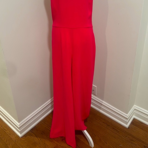 Polo Ralph Lauren Bright Pink Wide Leg Jumpsuit Romper Size 6 $298 NWT - Picture 6 of 6
